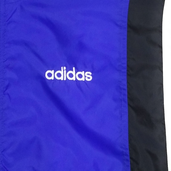 ADIDAS Vintage Cobalt Blue Windbreaker Size L XL